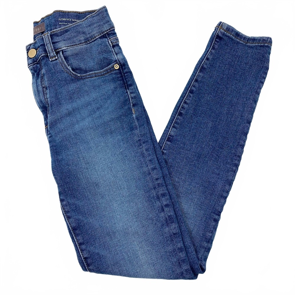 DL1961 Medium Wash Florence Skinny Jeans | Women’s 25 Regular
